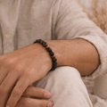 Bracelet pierre de lave homme – Style naturel et énergie au quotidien