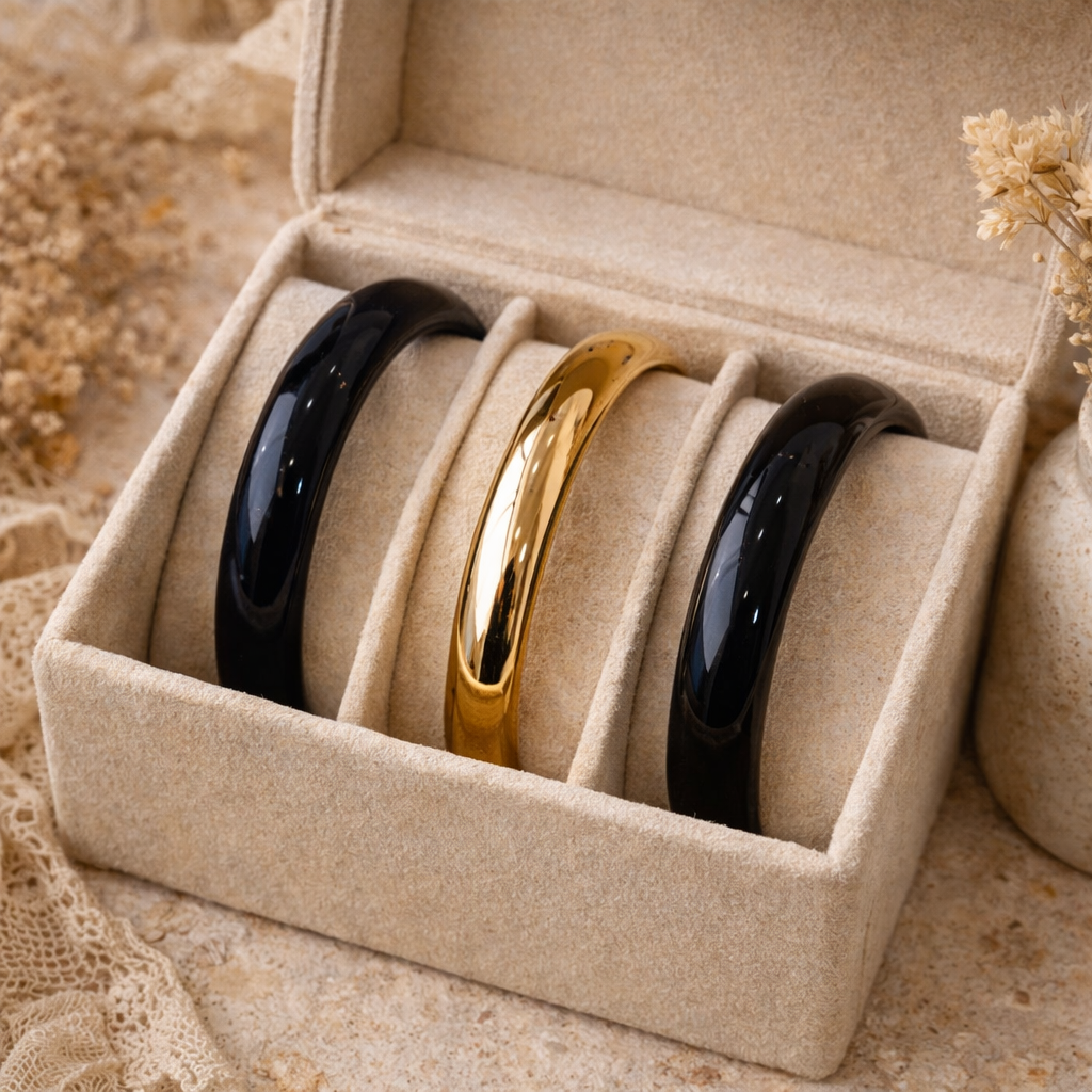 Bracelets rigides vintage résine – Élégance instantanée pour sublimer votre poignet